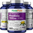 NusaPure Rhodiola Rosea 7,500mg, 180 Veggie Capsules, Non-GMO, Vegan & Gluten-Free, Extract 30:1, Bioperine