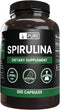 Pure Original Ingredients Spirulina (365 Capsules): No Fillers, Always Pure, Lab Verified