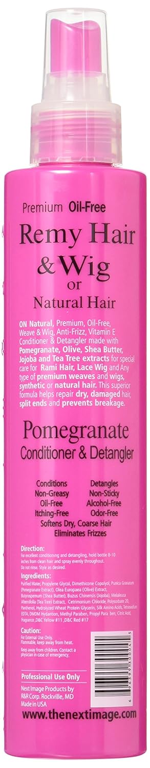 On Natural Pomegranate Weave & Wig Conditioner & Detangler, 8 Fl. Oz.