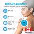 ICEWRAPS Round Ice Packs for Injuries, Reusable Hot and Cold Gel Packs, Pack of 5 - Blue