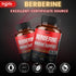 Premium Berberine Supplement with Ceylon, Ashwagandha, Turmeric, Milk Thistle, Elderberry & Black Pepper, 120 Capsules