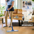 Microfiber Wholesale 18 Inch Microfiber Mop Pads, Machine Washable, Reusable, Replacement Wet Mop Heads (3 Pack)