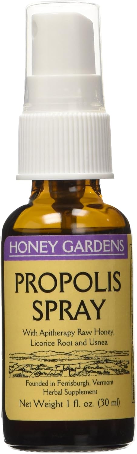Honey Gardens Propolis Spray,1 Fl Oz (Pack of 2)
