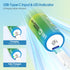 volkate 8 Pack, 14 1.5V 5000mWh, C Batteries USB Rechargeable Lithium C Cell Batteries with Charging Cable, Battery C