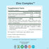 PURE SYNERGY Zinc Complex, Immune Support Supplement, Natural Vegan Zinc with Vitamin C and Organic Whole Foods