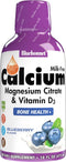 Bluebonnet Nutrition Liquid Calcium Citrate Magnesium Citrate, 16 Fl Oz, 32 Servings