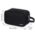 Narwey Toiletry Bag for Men, Travel Organizer Dopp Kit for Toiletries Accessories (Black)