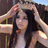 S SNUOY Rose Gold Crowns for Women - Full Round Crystal Queen Tiaras & Pageant Party Costume Headbands
