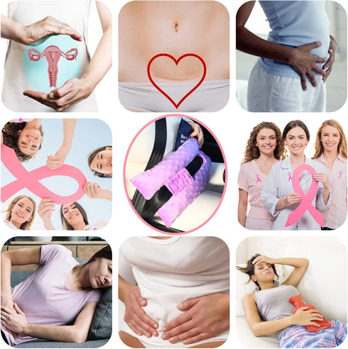 Hysterectomy Pillows with Ice/Hot Pocket, Must Have Gifts for Abdominal Surgery Recovery, Lavender
