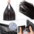 Kitchen Garbage Bags, Black Trash Bag, 100 Counts 4 Gallon, 45x60Cm with Handles for Bathroom