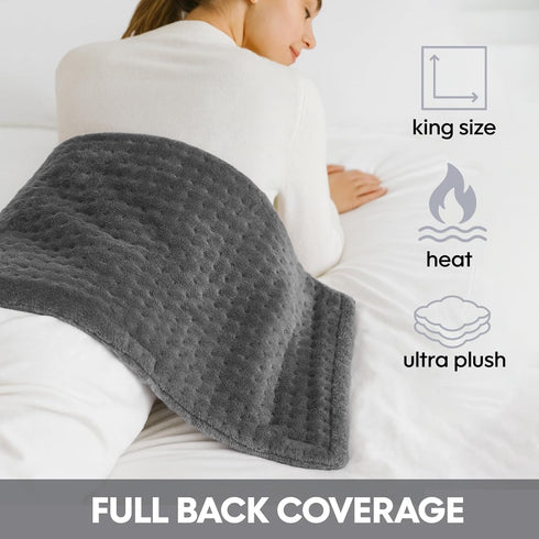 PAGOBETTER for Light Use Only LowHeat Model Curve Design Electric Heating Pad, Suitable for Women, Small Size
