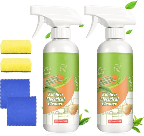 QnmtShna Kitchen Appliance Cleaner,Electrolyzed Ion Kitchen Cleaner Spray,Multi-purpose Household and Kitchen Cleaning Spray,Clean