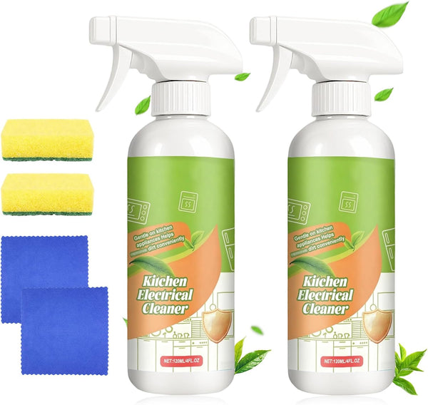 QnmtShna Kitchen Appliance Cleaner,Electrolyzed Ion Kitchen Cleaner Spray,Multi-purpose Household and Kitchen Cleaning Spray,Clean