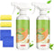 QnmtShna Kitchen Appliance Cleaner,Electrolyzed Ion Kitchen Cleaner Spray,Multi-purpose Household and Kitchen Cleaning Spray,Clean