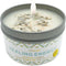 White Sage Candle, Sage Leaf, Himalayan Crystal Salt & Essential Oil, Healing