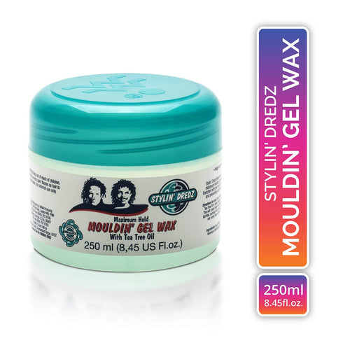 Mouldin' Gel Wax, Loc n Twist Gel with Tea Tree Oil, 250 ml