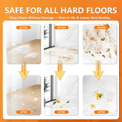 ZORAST 82 Oz, (S7, S8, Q7, Q8 Floor Cleaning Solution Sweet Orange Scent, Fl Compatible with All Roborock Mopping