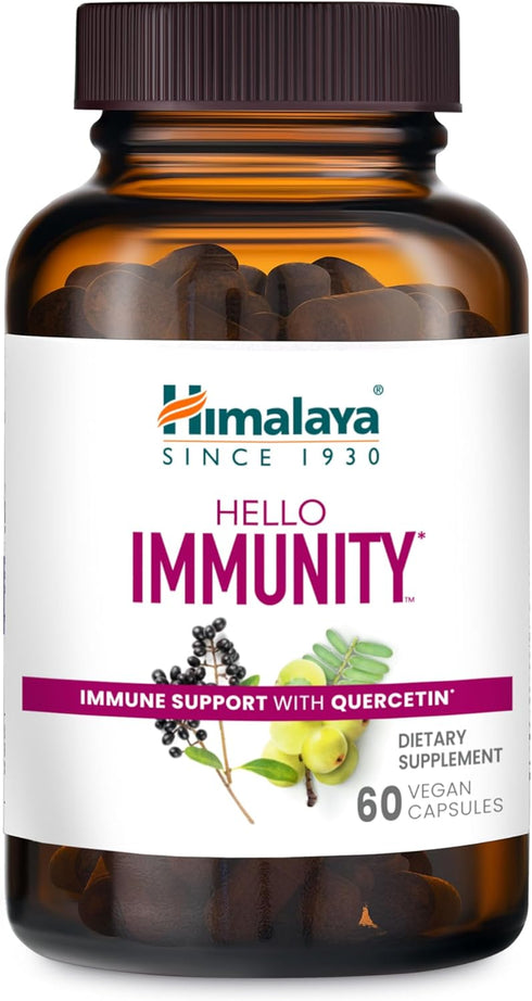Himalaya Hello Immunity with Quercetin, 60 Day Supply - Herbal Immune Support