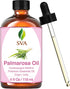 SVA Palmarosa Essential Oil, 4 Fl Oz, 100% Natural Oil for Diffuser, Hair Care, Skin Care, Aromatherapy