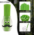Green Paper Drinking Straws, 7.75 inch, 100 Pack Christmas Green Recyclable Eco Friendly Disposable Drinking Straw for