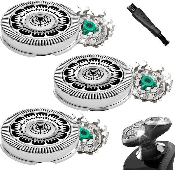 Sh60 Replacement Heads for Philips Norelco 6000 Series Shaver, Upgraded Replacement Blades