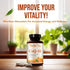 Coenzyme Q10 200mg Supplement - Once Daily CoQ10 Powder Capsules for Heart Health, Antioxidant Support