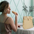 ZHJISHGUO 60 Packaging Pcs Bread Bags with Window - Large Kraft Paper Bakery Bags for Homemade Bread, Sourdough