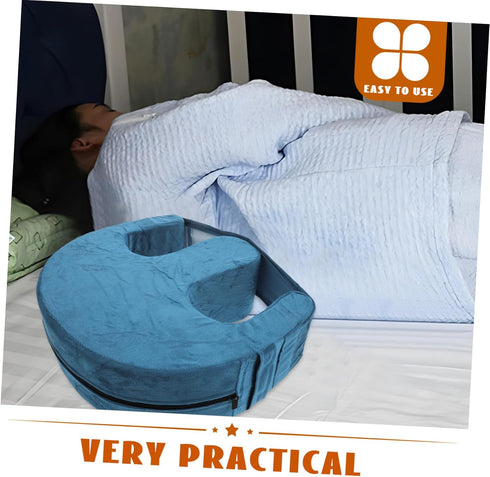 Ipetboom Ergonomic Side Turning Cushion for Bedridden Patients Multifunctional Nursing Support Wedge with Non-Slip