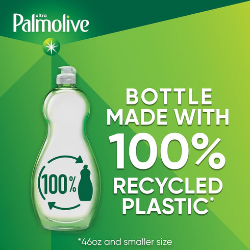 Palmolive Ultra Dishwashing Liquid Dish Soap, Pure + Clear Fragrance Free, 32.5 Fluid Ounce.