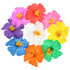 Lurrose 9 Pcs Hawaii Flower Hair Clip, Hibiscus Hair Clips for Beach Party Wedding (Random Color)