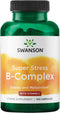 Swanson Super Stress B-Complex with Vitamin C for Stress-Prone Professionals Seeking Energy