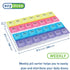 EZY DOSE Monthly Medtime Pill Planner, 28-Day Organizer