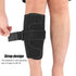 PAKHUDB 1PC Calf Compression Sleeves Calf Braces for Men Women - Adjustable Shin Splints Support Wrap