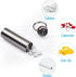 aiGear Mini Pill Case, Stainless Steel 0.48 Inch Inner Diameter, Waterproof Keychain Pill Holder for EDC Outdoor Travel