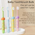 Kids Toothbrushes, 8 Pack, Soft Bristle Toothbrushes for Ages 2-12, Cute Multicolor Design for Boys and Girls, Durable