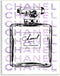 Stupell Industries Glam Designer Cosmetic Black Purple Perfume Bottle by Amanda Greenwood, 10 x 15