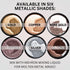 Mehron Makeup Metallic Powder, Chrome Powder Pigment for Face & Body Paint, 0.5 oz (14 g) (Silver)