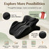 Meivoria 27 Angle Ergonomic Intimacy Pillow for Couples, Supportive Memory Foam Wedge Cushion with Machine Washable