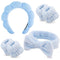 Skincare Headband for Washing Face, Trendy Gifts for Women, Face Wash Headband and Wrist Bands