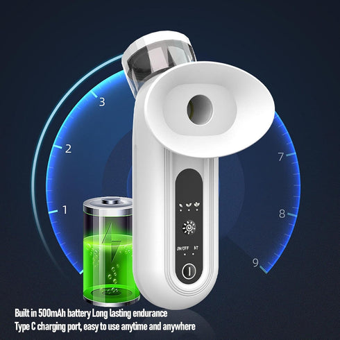 Yinhing Eye Mist Sprayer Handheld Electric Heated Eye Hydrating Spray Device for Care Refreshing Hydration Portable