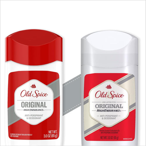 Old Spice Antiperspirant and Deodorant for Men, High Endurance Original, 3 Oz (Pack of 6)