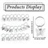 NAISKA 20PCS Butterfly Hair Clips, Dreadlock Accessories Hair Jewelry for Women Braid Charms Rings