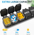Toollygozz 7 Extra Large Weekly Pill Organizer - XL Vitamin Holder with Detachable Compartments, Portable Medicine Pill