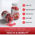 Sugar Free Glucosamine Chondroitin Gummies - Extra Strength Joint Support, Raspberry Flavored, 120 Count