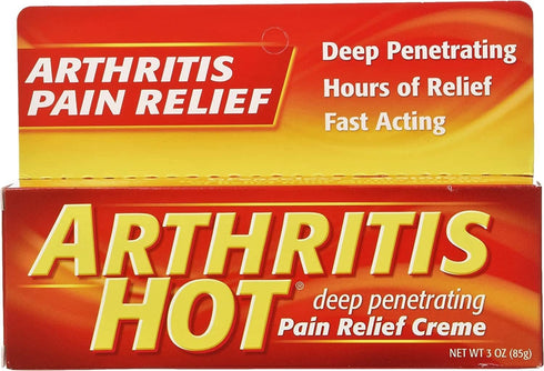 Arthritis Hot Pain Relief Creme - 3 oz - Pack of 3