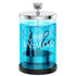 TASALON Barber Jar (25 oz) - Stainless Cap and Durable Glass, Disinfectant Jar with Removable Basket for Salon or Nail