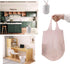 4 Gallon Bathroom Trash Bags, 5 Rolls/100 Counts, Small Handles Garbage Bags for Office, Kitchen, Bedroom