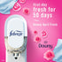 Febreze Air Freshener Plug In, Wall Diffuser, Downy April Fresh Scent, Odor Fighter, 1 Warmer + 2 Oil Refills