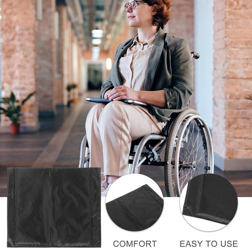 Healvian Wheelchair Accessories - Padded Wheelchair Seat Cushion, Replacement Seat Cover, Oxford Cloth Chair Cushion
