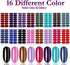 SILPECWEE 224 Pieces Nail Polish Stickers - Full Nail Wraps Solid Color Self Adhesive Gel Nail Strips